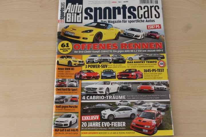Deckblatt Auto Bild Sportscars (06/2012)